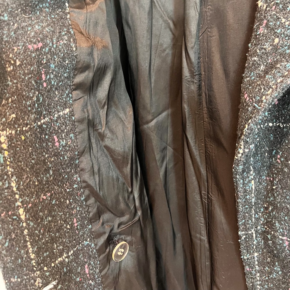 Oversized Vintage Tweed Coat Size M - Picture 5 of 8
